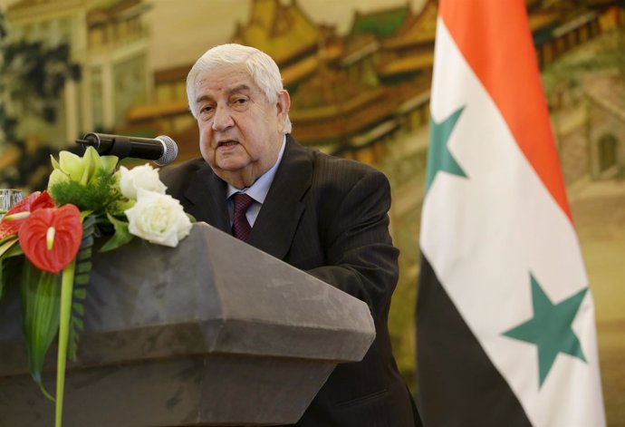 Walid al Mualem, ministro de Exteriores de Siria