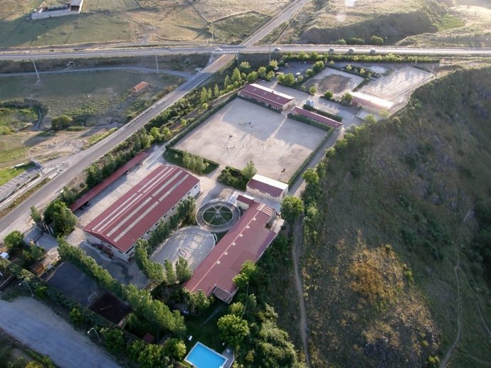 Vista aérea de Hípica Eresma