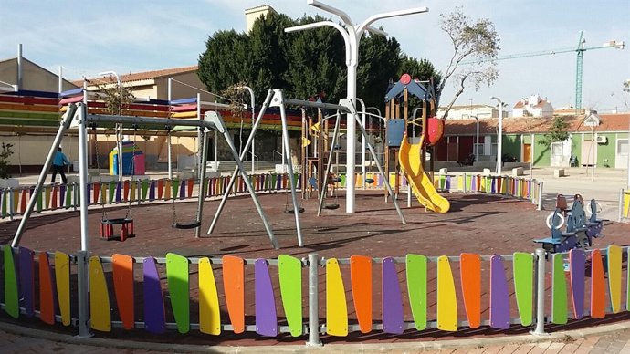 Imagen de la zona infantil del barrio del Espíritu Santo