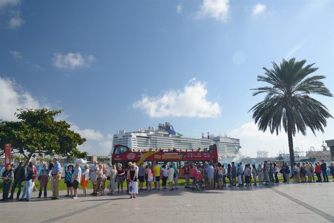 Cruceristas en Las Palmas de Gran Canaria