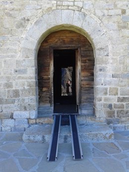 Rampa de acceso a Sant Climent de Taüll