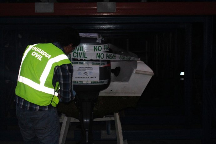 Actuación de la Guardia Civil en Ceuta