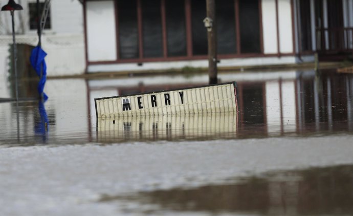 Inundaciones en Elba, en Alabama