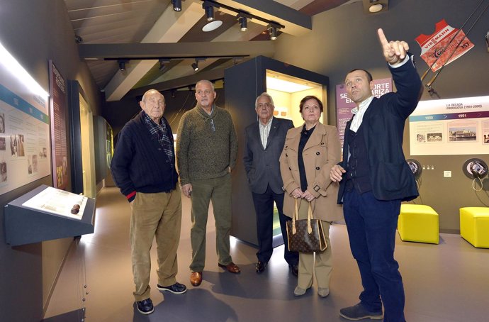 Cionín Villagrá en el Museo de Deporte 