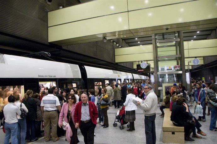 Imagen de una estación de Metrovalencia