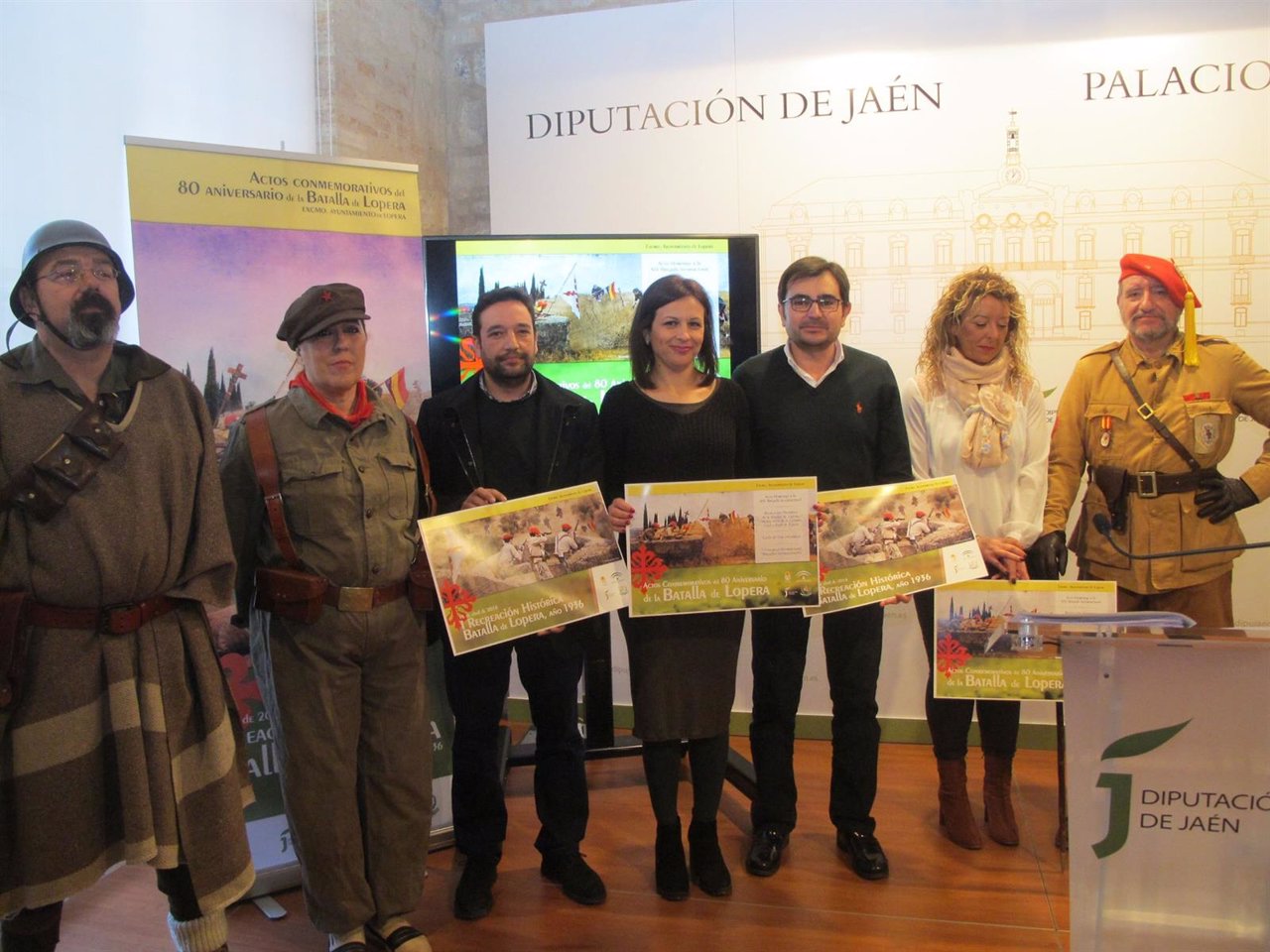 Presentación del 80 aniversario de la Batalla de Lopera, en la Guerra Civil.