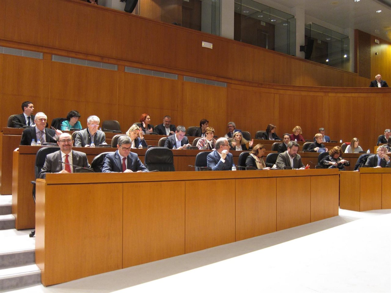 Pleno de las Cortes de Aragón.