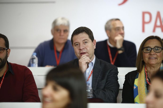 Page en el Comité Federal del PSOE