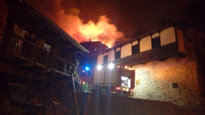 Incendios forestales en Cantabria 