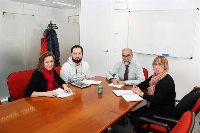 Reunión del Colegio de Enfermería con Fernando Domínguez.