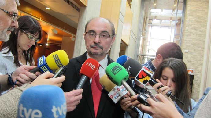 El presidente del Gobierno aragonés, Javier Lambán
