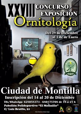 Montilla acoge el concurso de exposición ornitológica 'Ciudad de Montilla'