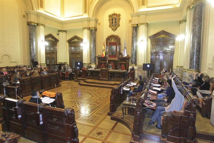 Pleno del Ayuntamiento de A Coruña