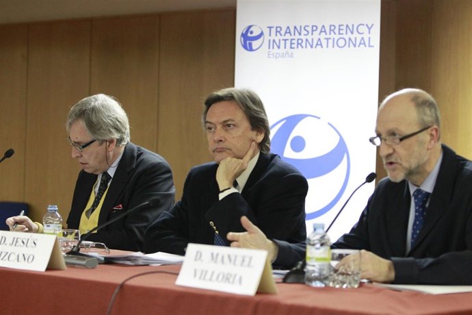 Beltrán Gambier, Jesús Lizcano y Manuel Villoria