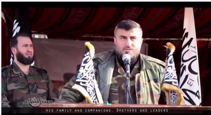 Zahran Aloush, líder del grupo rebelde Jaysh al Islam