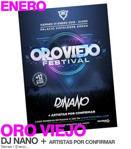 Un cartel de la fiesta