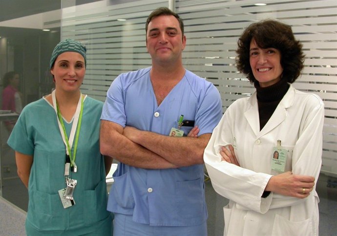 Equipo médico participante en la donación de órganos