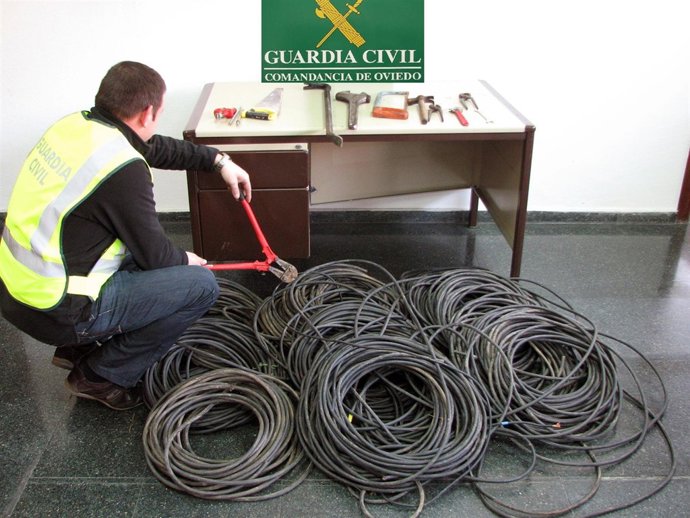 Robo de cable en Asturias