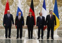 Rusia, Ucrania, Francia y Alemania reafirman su "compromiso" con los acuerdos de Minsk
