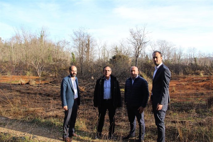 Visita incendio Viesca