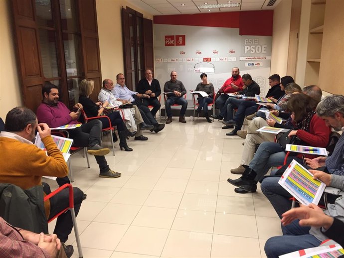 Foto ejecutiva socialistas de Mallorca