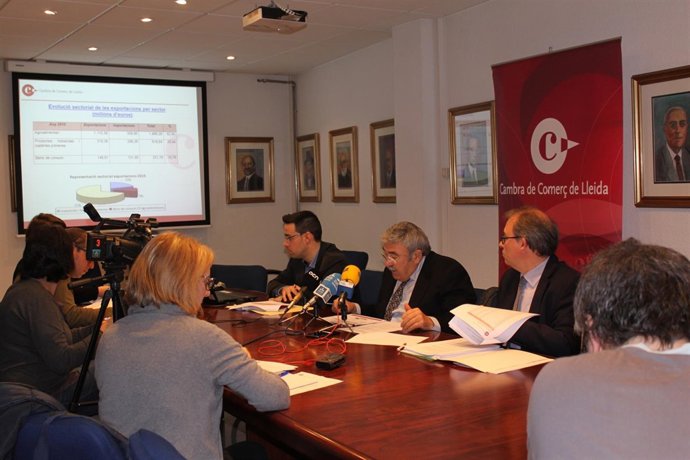 La Cámara de Comercio de Lleida presenta la balanza comercial de 2015