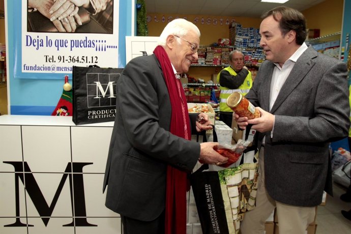 Taboada con el padre Ángel