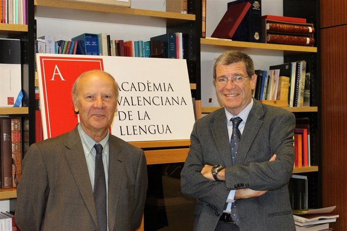 El presidente de la AVL Ramón Ferrer junto al de la APV Aurelio Martínez