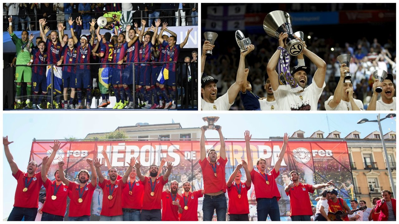 FC Barcelona, Real Madrid y selección española, protagonistas de 2015