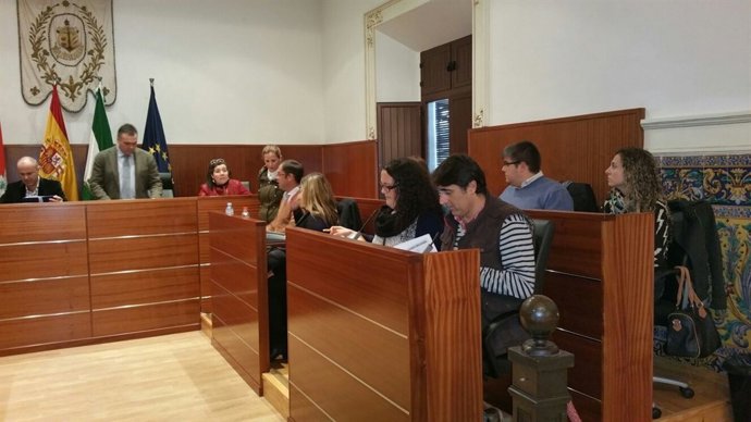 Pleno del Ayuntamiento de La Palma del Condado. 