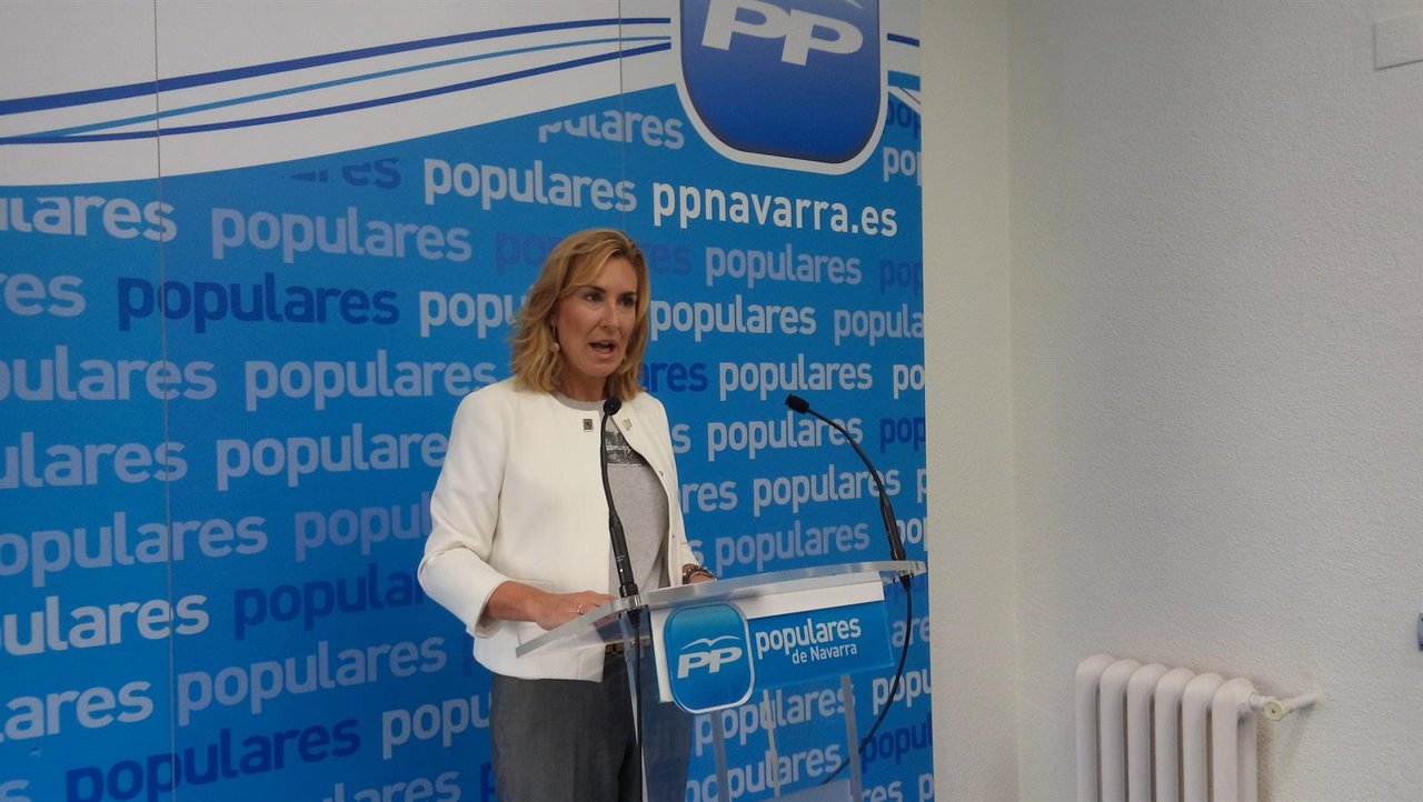 Ana Beltrán, portavoz del PPN en el Parlamento de Navarra