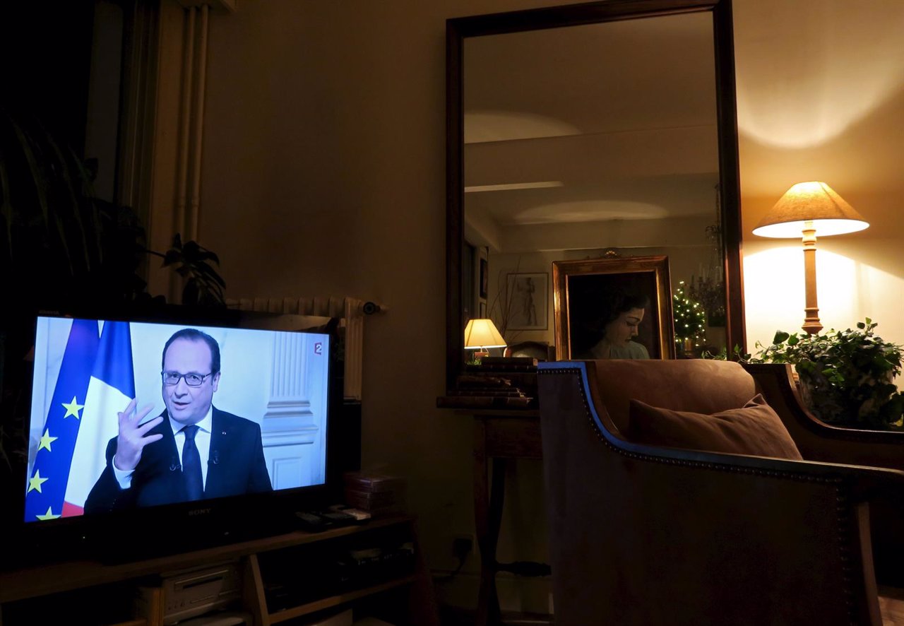 François Hollande se dirige a los franceses en un mensaje de fin de año