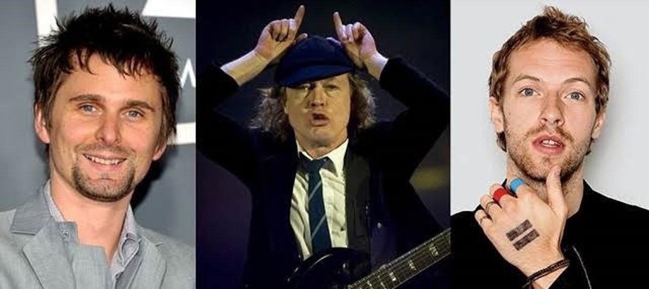 MUSE, ACDC Y COLDPLAY