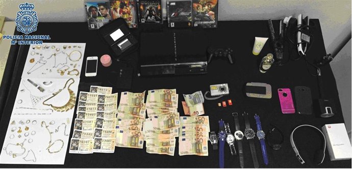 Objetos intervenidos 