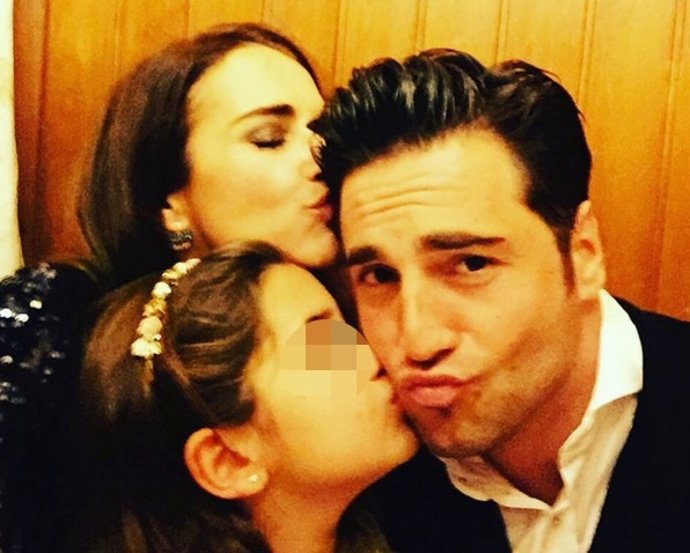 David Bustamante, Paula Echevarría y Daniella/Instagram