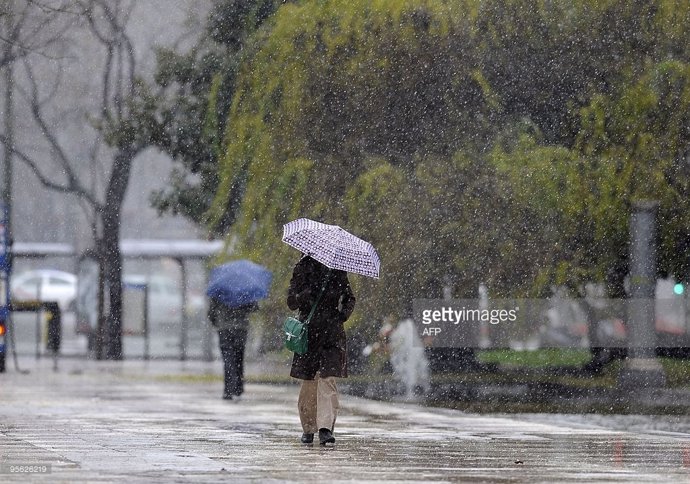 Lluvia paraguas 