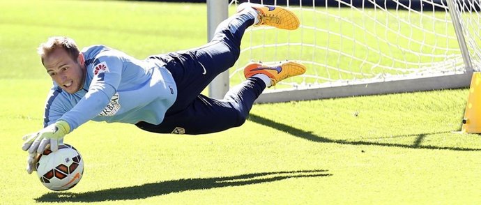 Oblak,Entrenamiento Ciudad Deportiva Atlético de Madrid