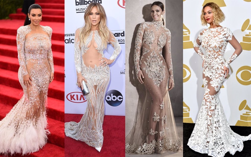 Kim Kardahsian, Jennifer Lopez, Cristina Pedroche y Beyoncé