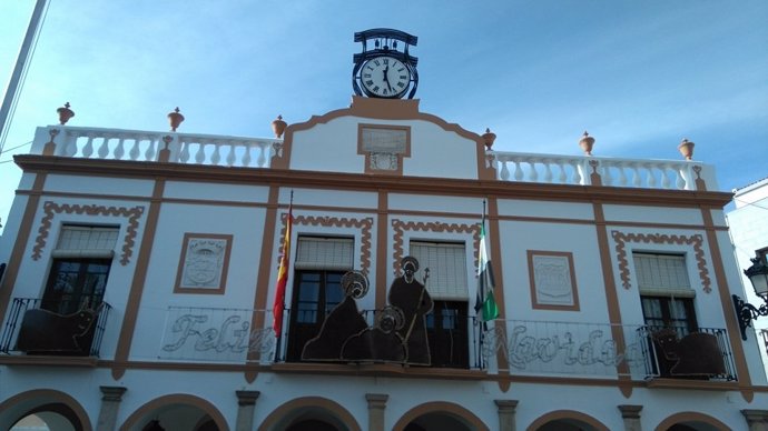 Fachada del Ayuntamiento de Montijo