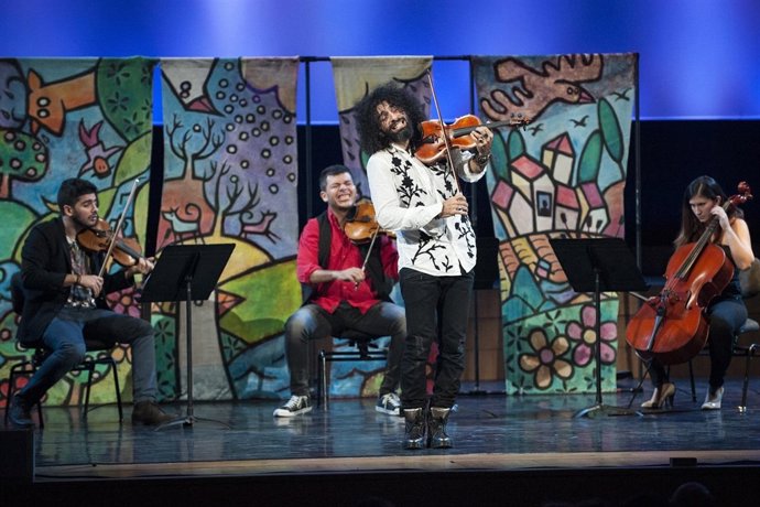 Malikian durante la actuación de este sábado