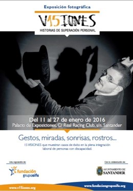 Cartel de '15 VISIONES: Historias de superación personal'