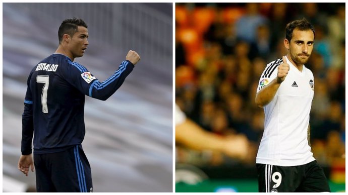 Cristiano Ronaldo y Paco Alcácer