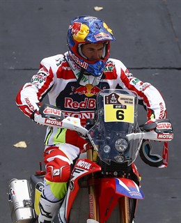 Joan Barreda en el Dakar