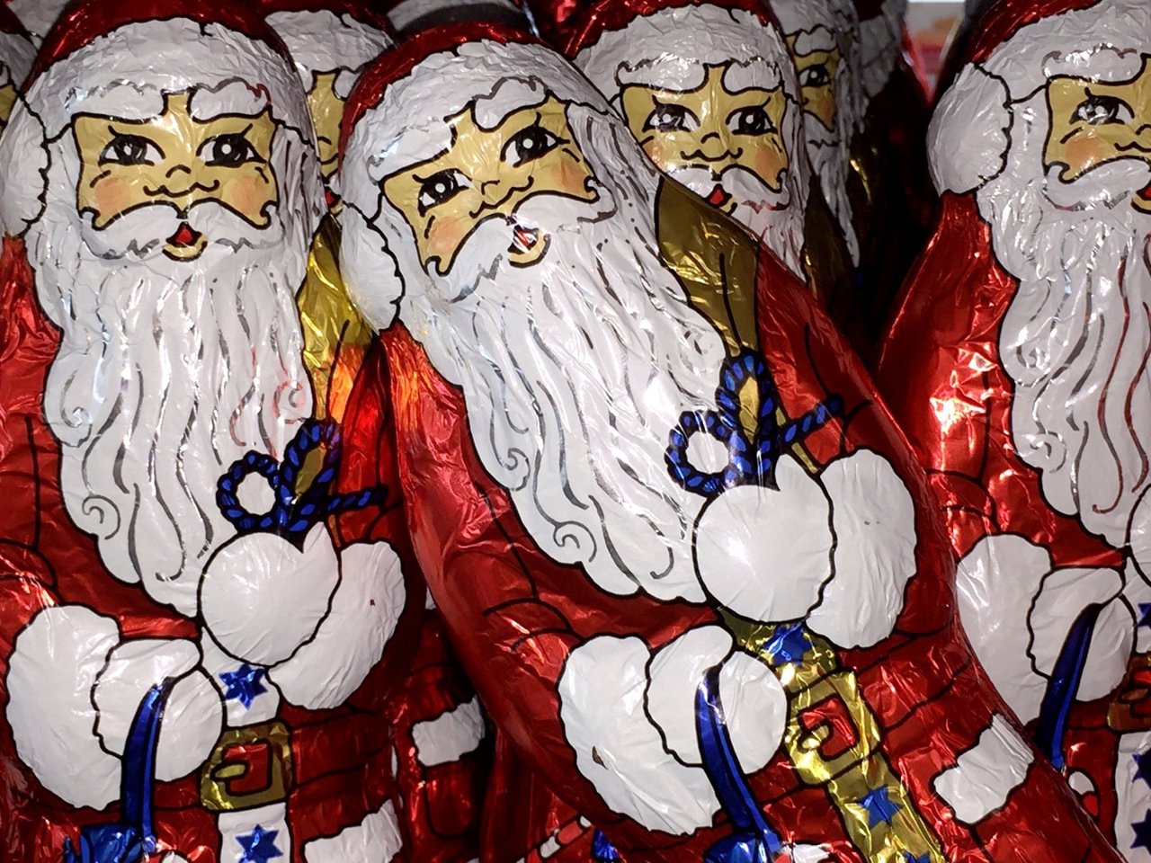 Chocolatina, Navidad, chocolate, Papá Noel, dulces