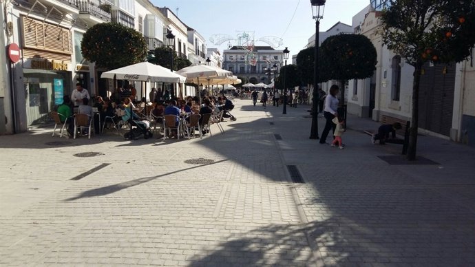 Calle San Juan en Medina Sidonia (Cádiz)