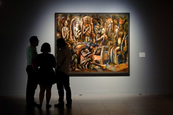 Exposición de Pável Filónov en el Museo Ruso