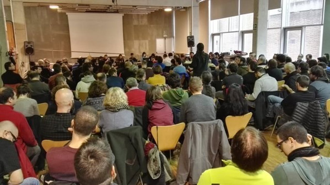 Reunión de la CUP para decidir sobre la investitura de Artur Mas