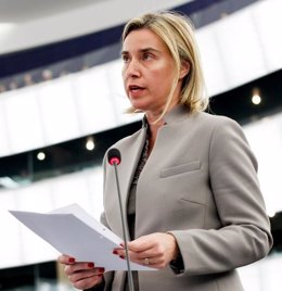 La Alta Representante de Política Exterior de la UE, Federica Mogherini