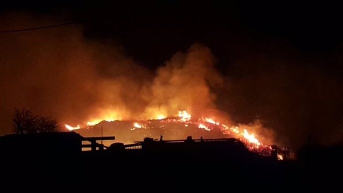 Incendios forestales en Cantabria 