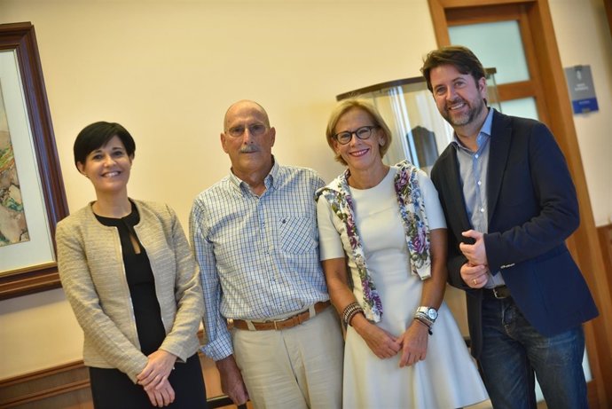 Cristo Pérez, Ingolf Bossert, Arancha Aránega y Carlos Alonso